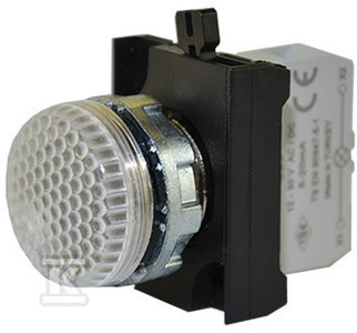 LAMP.SYGN.CM LED 12-30V AC/DC BIAŁA