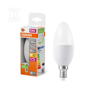 ŻAR.LED SUPR CLAS DIM 4.9W 827 FR E14