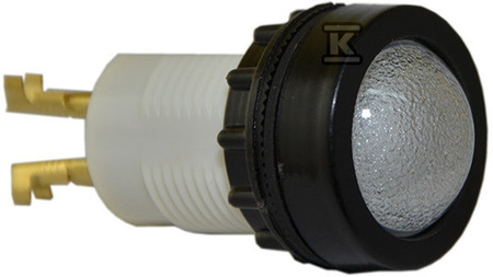 D22S 24-230V-BIAŁA LAMPKA