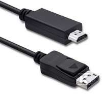 DISPLAYPORT V1.2 MĘSKI HDMI MĘSKI 2M