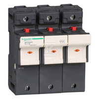 FUSE HOLDER 3P 125A FOR FUSE 22 X 58 MM