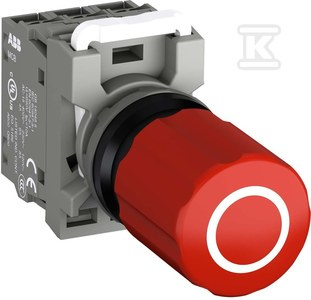 CE3P-10R-02-PRZYCISK BEZP.2NC CZERWONY