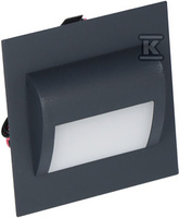 LED INGA, ANTRACYT, 1,2W, 5900K