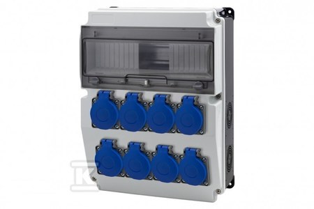 ROZ.CAJA 12M BICOLOR 8X230V