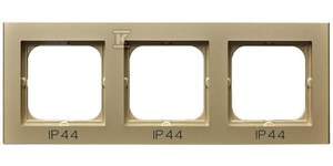 RAMKA 3-KR.ŁĄCZ.IP44 ZŁOTY SZAM.SONAT
