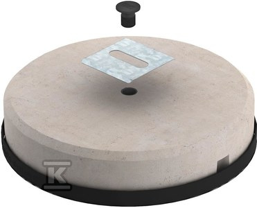 TRAYFIX-16-L PODSTAWA BETONOWA DO KORYT