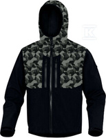 BLUZA HORTEN2 CZARNY/KAMUFLA L