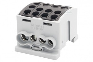 ZACISK HLK 100A-4 (1X25/3X16) CZARNY