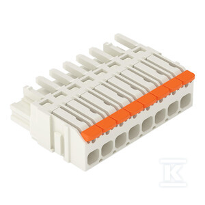 GNIAZDO 1-PRZE.DŹWI.PUSH-IN CA.CLAMP®,