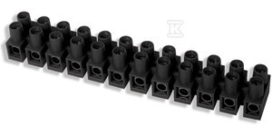 LISTWA LTA 12-10 CZARNA ZACISK GWINT.