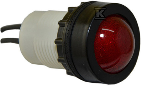 D22P 24-230V-CZERWONA LAMPKA