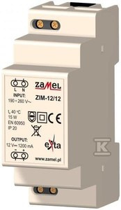 ZIM-12/12 ZASIL.IMPULS.12V DC 1,2A