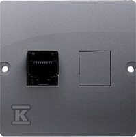 BMF51.02/43 GNIAZDO BASIC SREBRO MAT