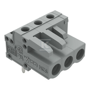 GNIAZDO THT, KON.KĄ.RA.5 MM, 3-BIEG., P