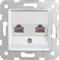 GN.KOMP.2XRJ45 K.5E LINNERA S BIAŁY