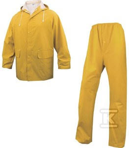 KPL P.DESZ.BLUZ+SPOD.Z POLIE.ŻÓŁ.ROZ.