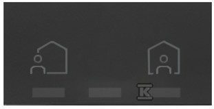 10002036-238 KLAWISZ SIMON100 CZARNY MAT