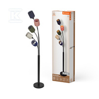 LAMP FELT WEAV CANS FLOOR 5XE14 MULT