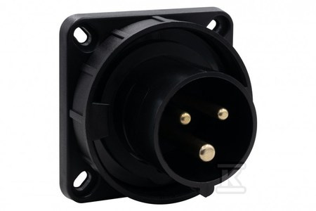 WTYK TABLIC. ODBIOR.16A 3P CZARNY IP67