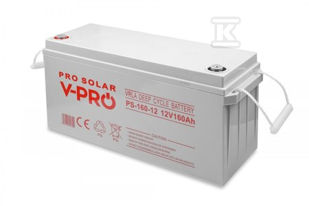 AKUMULATOR DEEP CYCLE VPRO SOLAR 12V 160