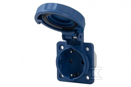GN.TABLIC. 16A 250V 2P+Z IP67 SCHUKO