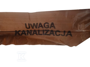 FOLIA Z WKŁ.BRĄZ.-KANALIZ. 20CM DŁ.10