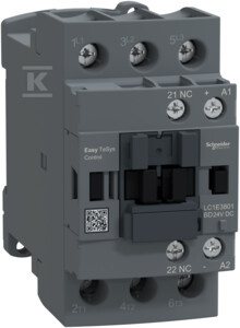 STYCZ.EASYTS 3P 38A AC3 18,5KW 24VDC 1NC