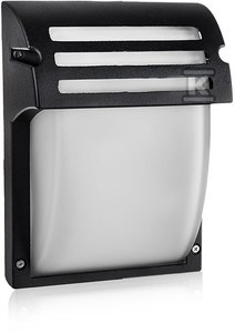 OPRAWA ŚCIENNA E27 VT-754 CZARNA IP44