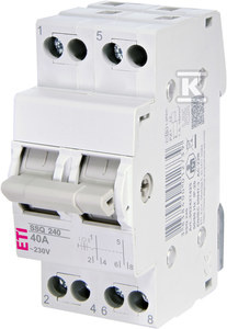 PRZEŁ.SIEĆ-AGREGAT I-O-II 40A 2-BIEG.