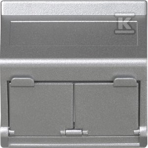 PŁYT.K45 2XRJ OSŁ.SKOŚNA MD ALU