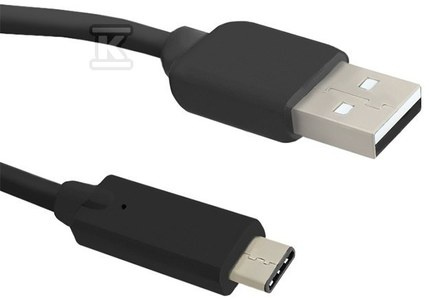 KABEL USB 3.1C MĘSKI USB 2.0A MĘSKI 1M
