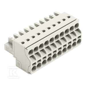 GNIAZDO 2-PRZE.PUSH-IN CA.CLAMP®, 2,5 M