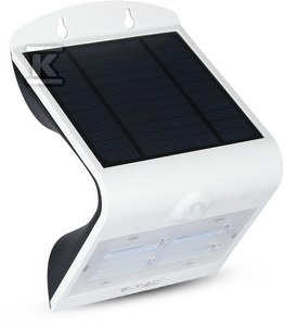 KINKIET SOLARNY LED VT-768 BIAŁY