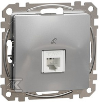 GN.TELEF.RJ11 ALU SREBRNE SEDNA DES