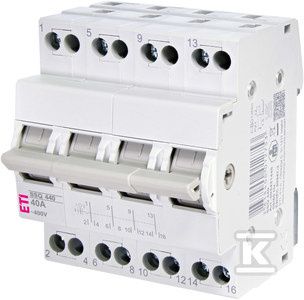 PRZEŁ.SIEĆ-AGREGAT I-O-II 40A 4-BIEG.