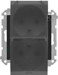 GN.2-KR.Z/U IP44 TR. CZARNY MAT SIMON55