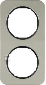 RAM.2-KR. R.1 STAL SZLACHETNA/CZARNY