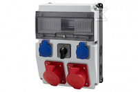 ROZ.CAJA 12 BICOLOR 2X16/5 2X230 0/1 32A