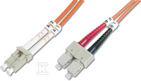 PATCH CORD LC/SC DPLX MM 50/125 OM2 3,0M