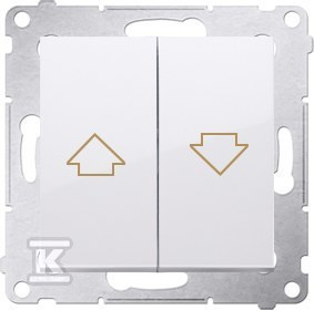 DZP1W.01/11 PRZYCISK SIMON54 BIAŁY