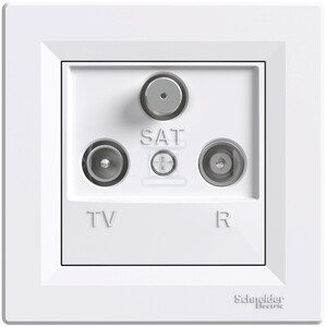 GN.RTV-SAT KOŃCOWE 1DB BIAŁA ASFORA