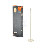 LAMP STICK FLOOR BEIGE TALL E27