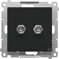 GN.2-KR.ANTEN."F" CZARNY MAT SIMON55