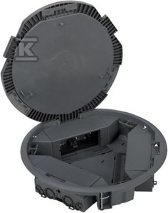 PUSZKA PODŁ.OKR.KĄT.7,5XK45 SZARY