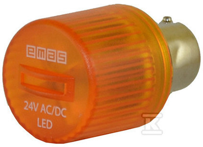 DIODA LED BŁYSK.24 VDC ŻÓŁTA