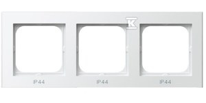 RAMKA 4-KR.ŁĄCZ.IP44 BIAŁY SONATA