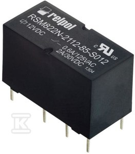 RSM822N PRZEKAŹNIK 2P 2A CEWKA 5VDC