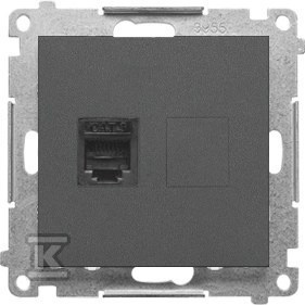 GN.1-KR.TELEF. RJ12 GRAFIT.MAT SIMON55