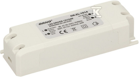 ZASILACZ LED 12VDC 24W, IP20