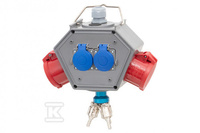 ROZ.POLYBOX GN 2X32/5 2X230V+ 3XAIR